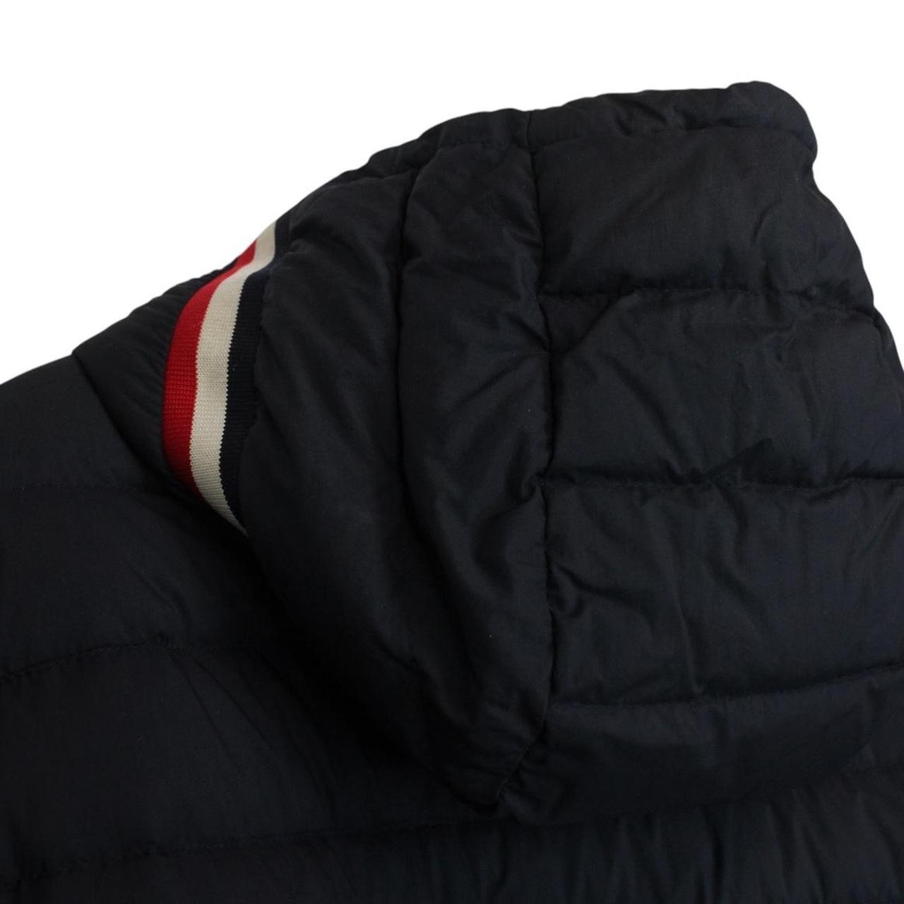 Moncler Eus Navy Blue Longue Saison Hooded Down Jacket