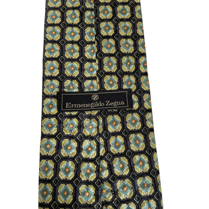Ermenegildo Zegna Multicoloured Silk Tie