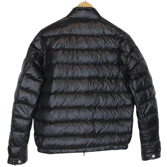 Moncler Acorus Black Longue Saison Quilted Down Jacket