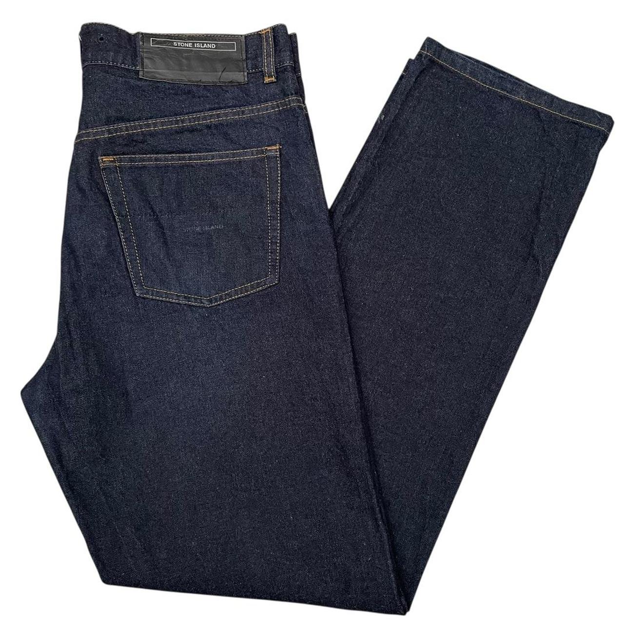 Vintage Stone Island Denims SS 2001 Navy Blue Straight Leg Fit Denim Jeans