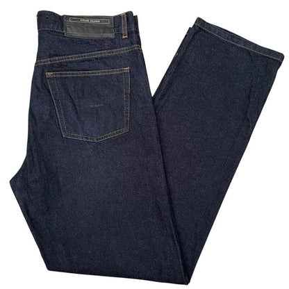 Vintage Stone Island Denims SS 2001 Navy Blue Straight Leg Fit Denim Jeans