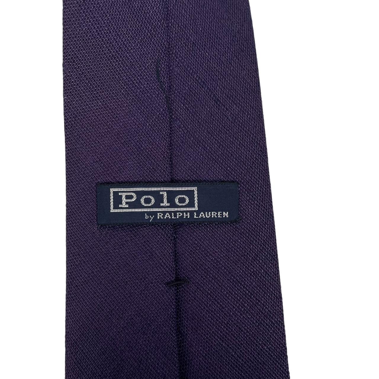 Vintage Polo Ralph Lauren Purple Tie