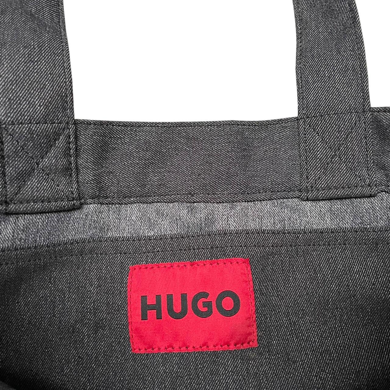 Hugo Boss Dark Grey Erik D Duck Tote Bag
