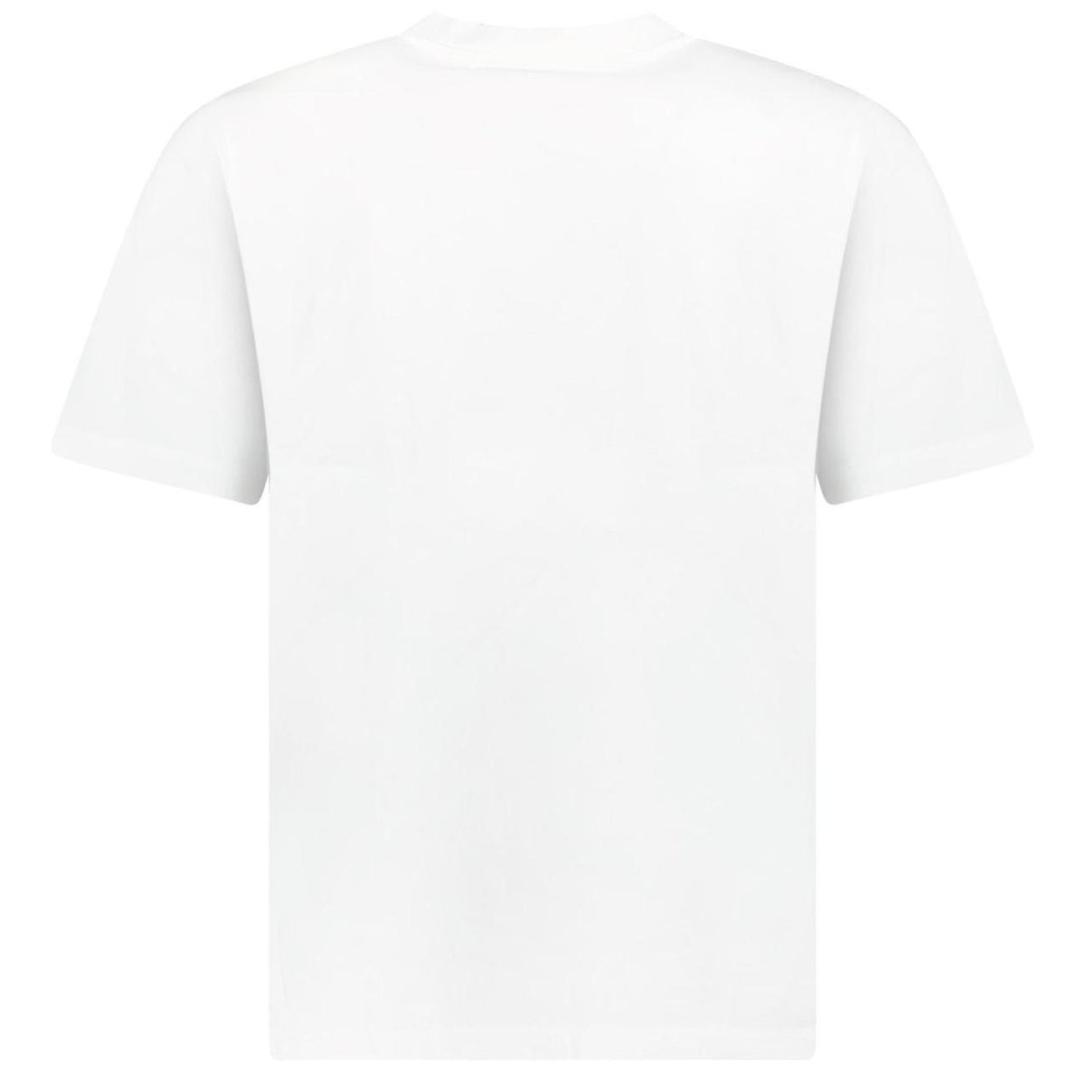 Casablanca white short sleeve t-shirt with classic diamond logo, made of cotton.