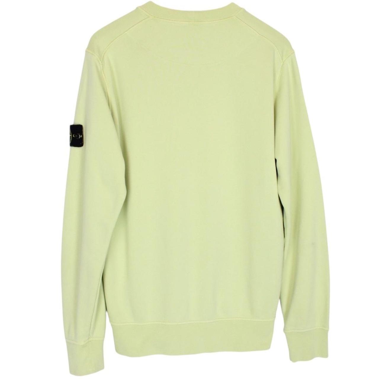 Stone Island SS 2022 Green Cotton Sweatshirt Jumper