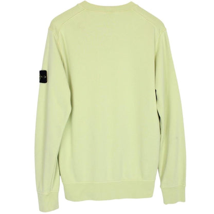Stone Island SS 2022 Green Cotton Sweatshirt Jumper