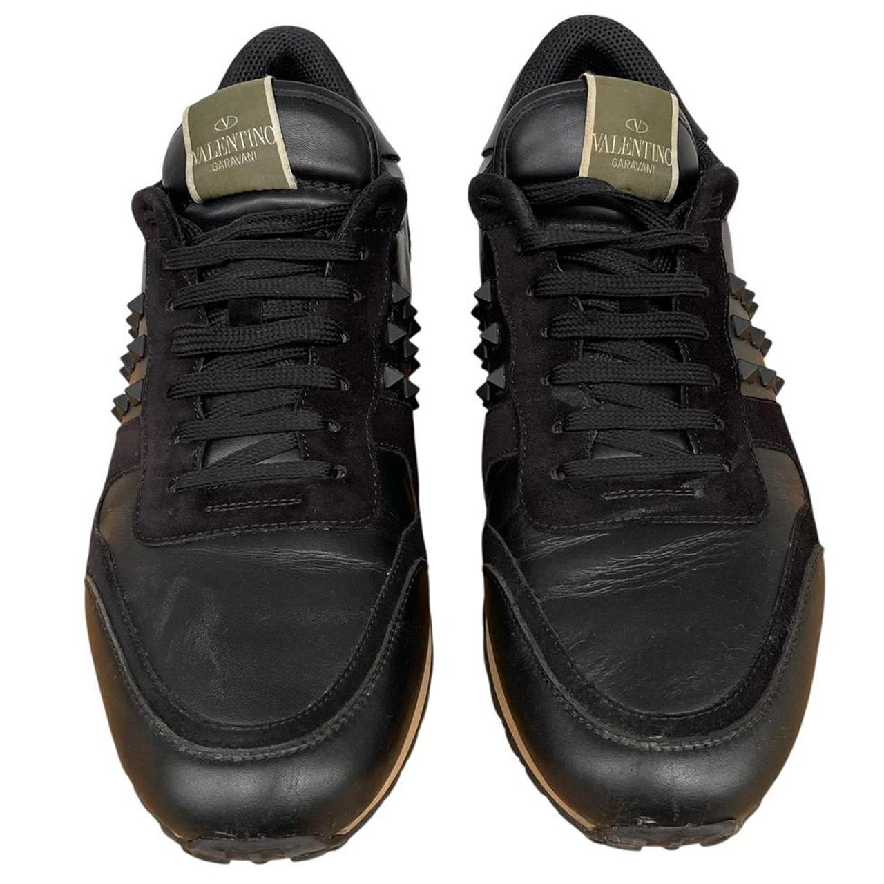 Valentino Garavani Rockrunner Black Camouflage Trainers