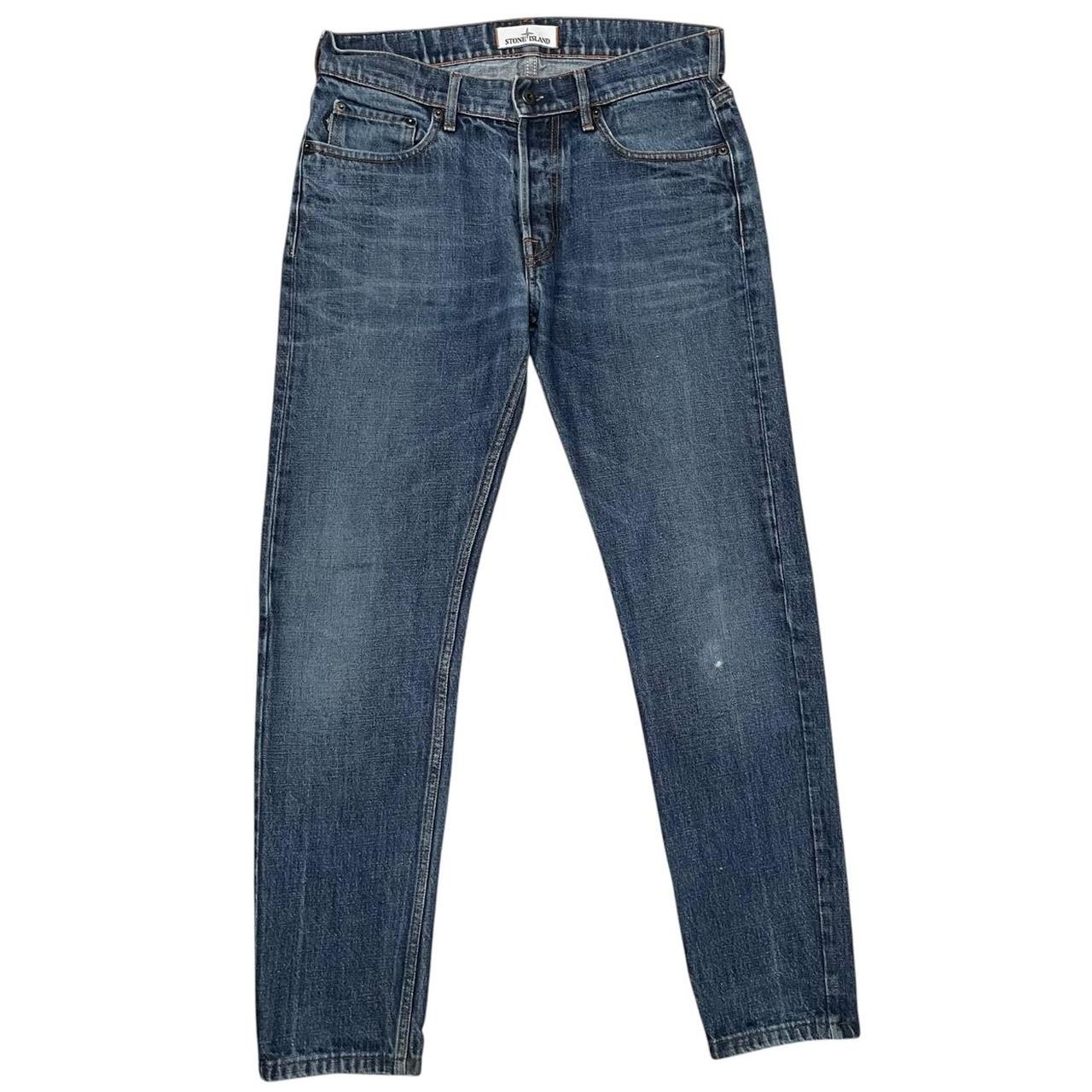 Stone Island AW 2015 Blue Slim Fit Denim Jeans