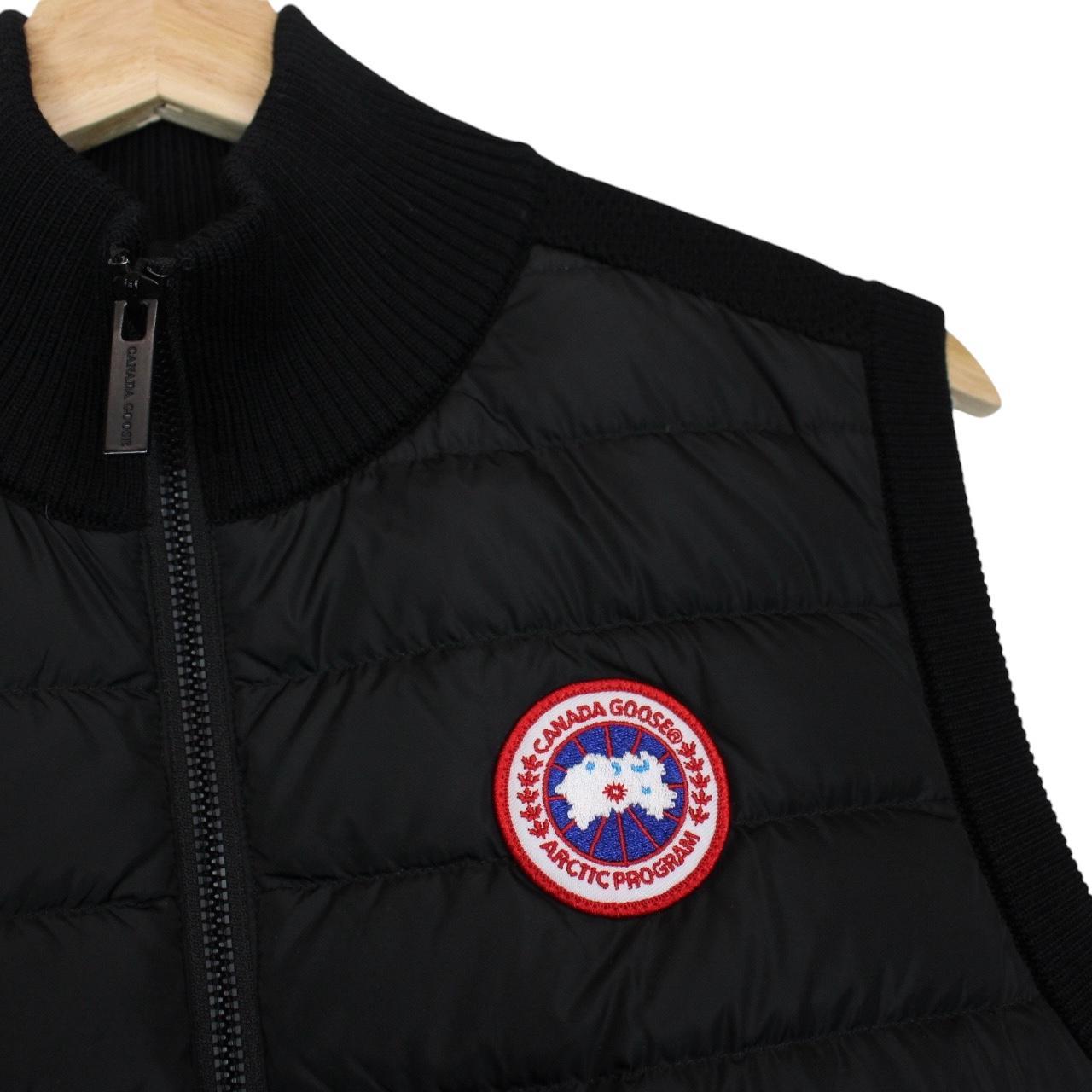 Canada Goose Hybridge Wool Knit Black Down Gilet / Bodywarmer