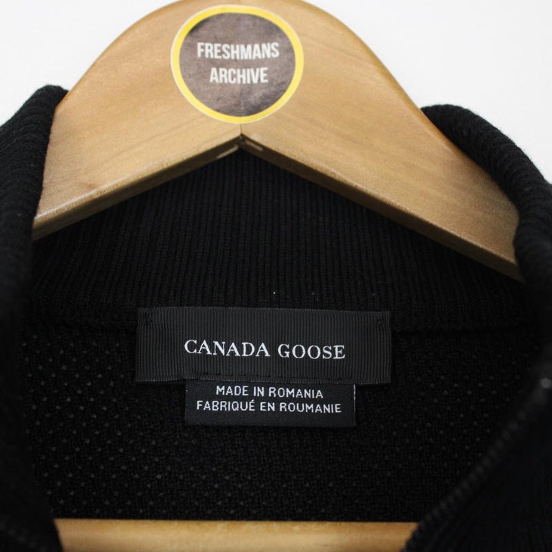 Canada Goose Hybridge Knit Black Down Gilet / Bodywarmer