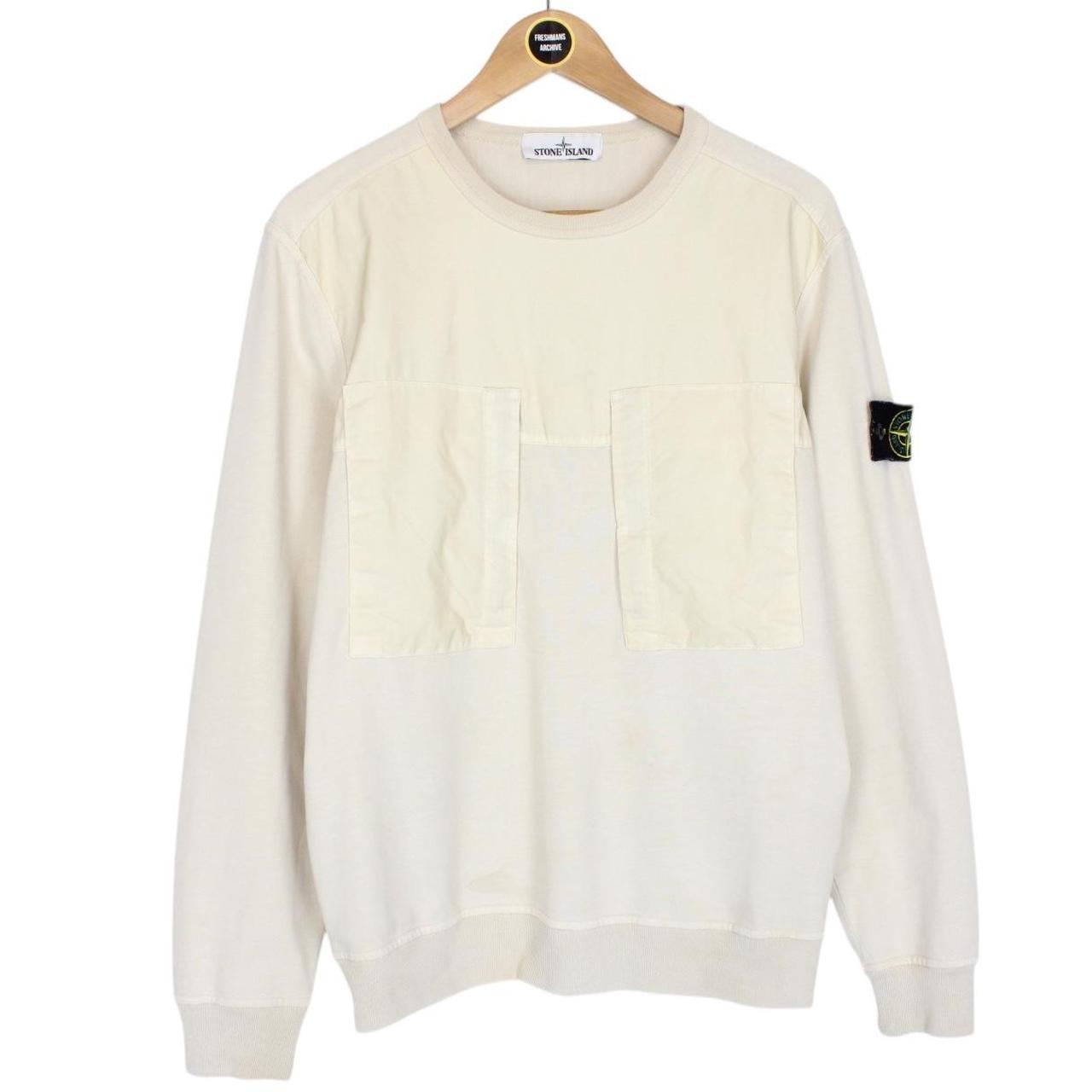 Stone Island SS 2020 Beige Cotton Sweatshirt Jumper