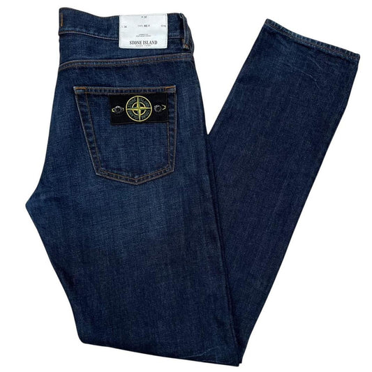 Stone Island AW 2013 Navy Blue RE-T Fit Denim Jeans