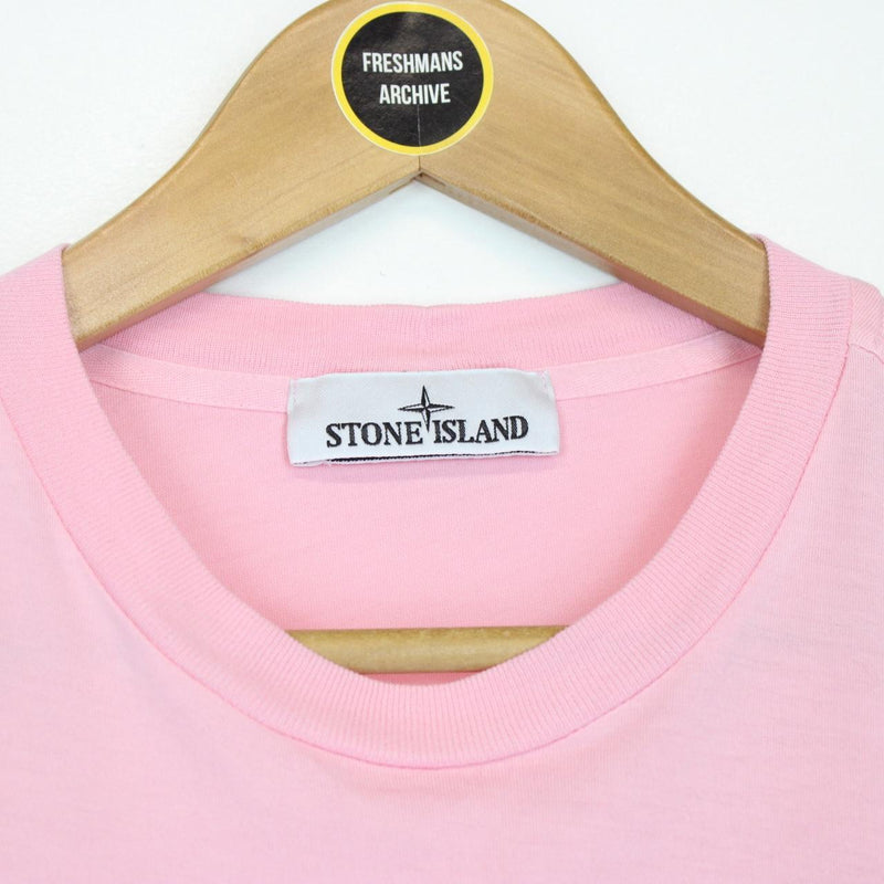 Stone Island Pink Short Sleeve Compass T-Shirt