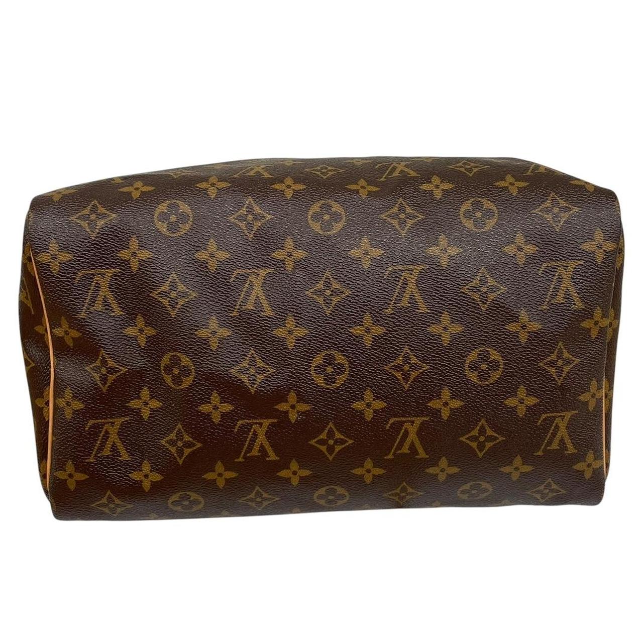 Louis Vuitton Speedy 30 Brown and Beige Monogram Coated Canvas Bag
