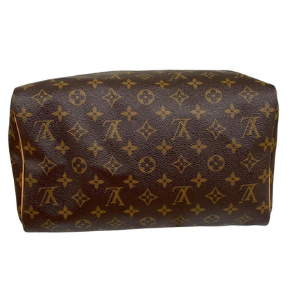 Louis Vuitton Speedy 30 Brown and Beige Monogram Coated Canvas Bag