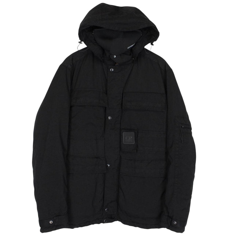 CP Company Metropolis Urban Protection Taylon P Black Full Zip Quilted Jacket