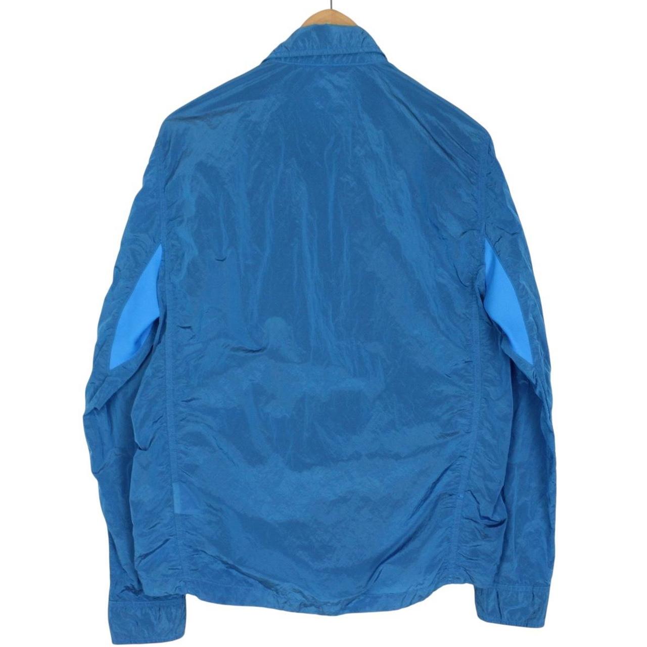 Stone Island SS 2018 Blue Full Zip Nylon Metal Overshirt Jacket