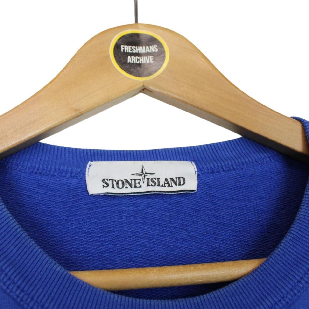 Stone Island AW 2017 Blue Cotton Sweatshirt Jumper