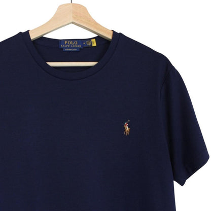 Polo Ralph Lauren Navy Blue Short Sleeve Pima Cotton T-Shirt
