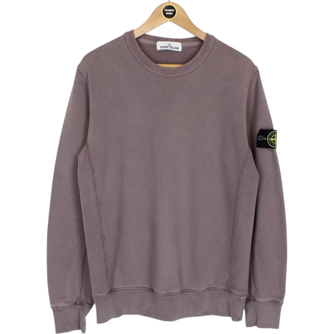Stone Island AW 2016 Mauve Pink Cotton Sweatshirt Jumper