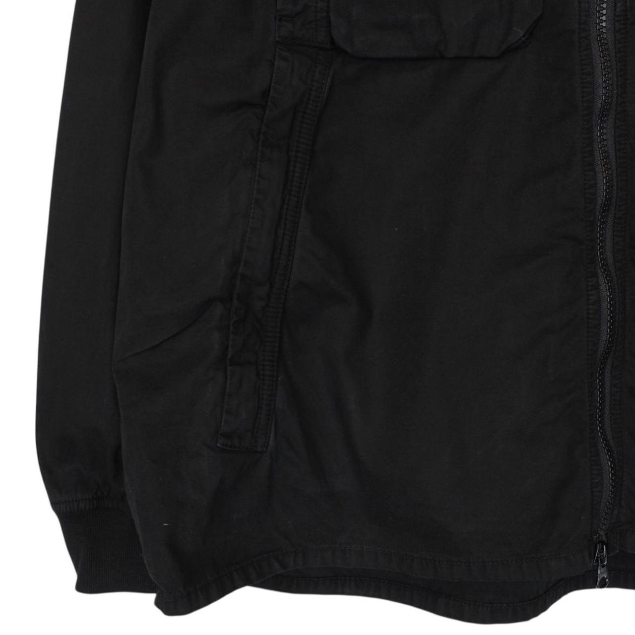 Stone Island SS 2019 Black Full Zip Cotton Overshirt Jacket