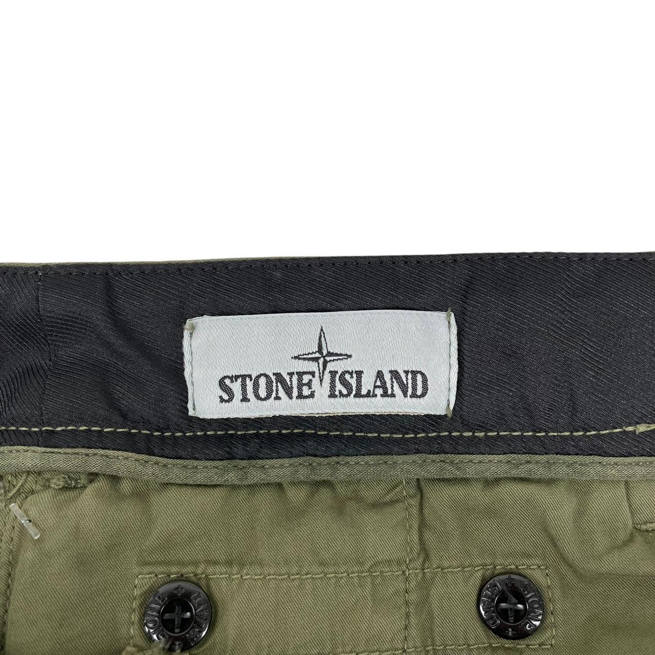 Stone Island SS 2020 Green RE-T Fit Cargo Trousers