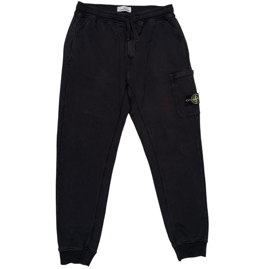 Stone Island Black Cotton Tracksuit Bottoms / Joggers