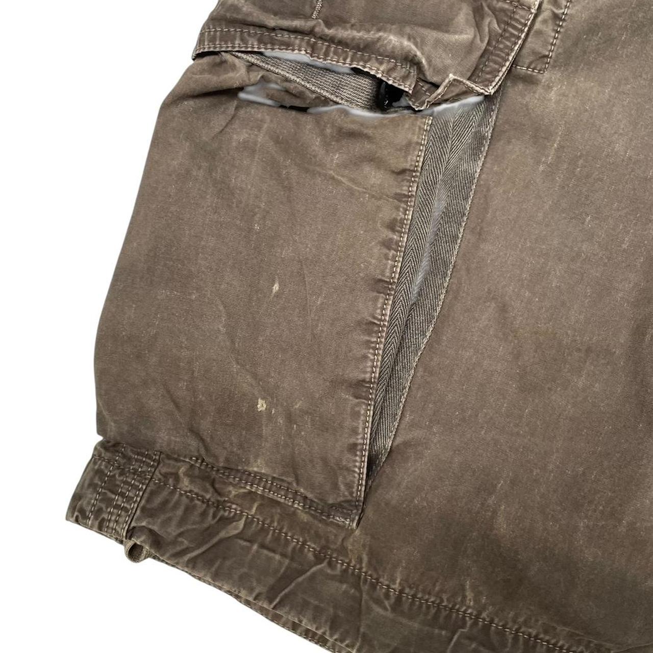 Stone Island SS 2012 Khaki Green Bermuda Cotton Cargo Shorts