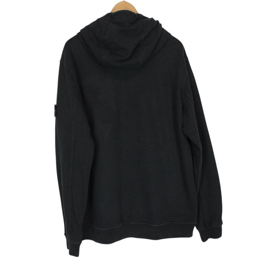Stone Island AW 2023 Black Cotton Hoodie Jumper