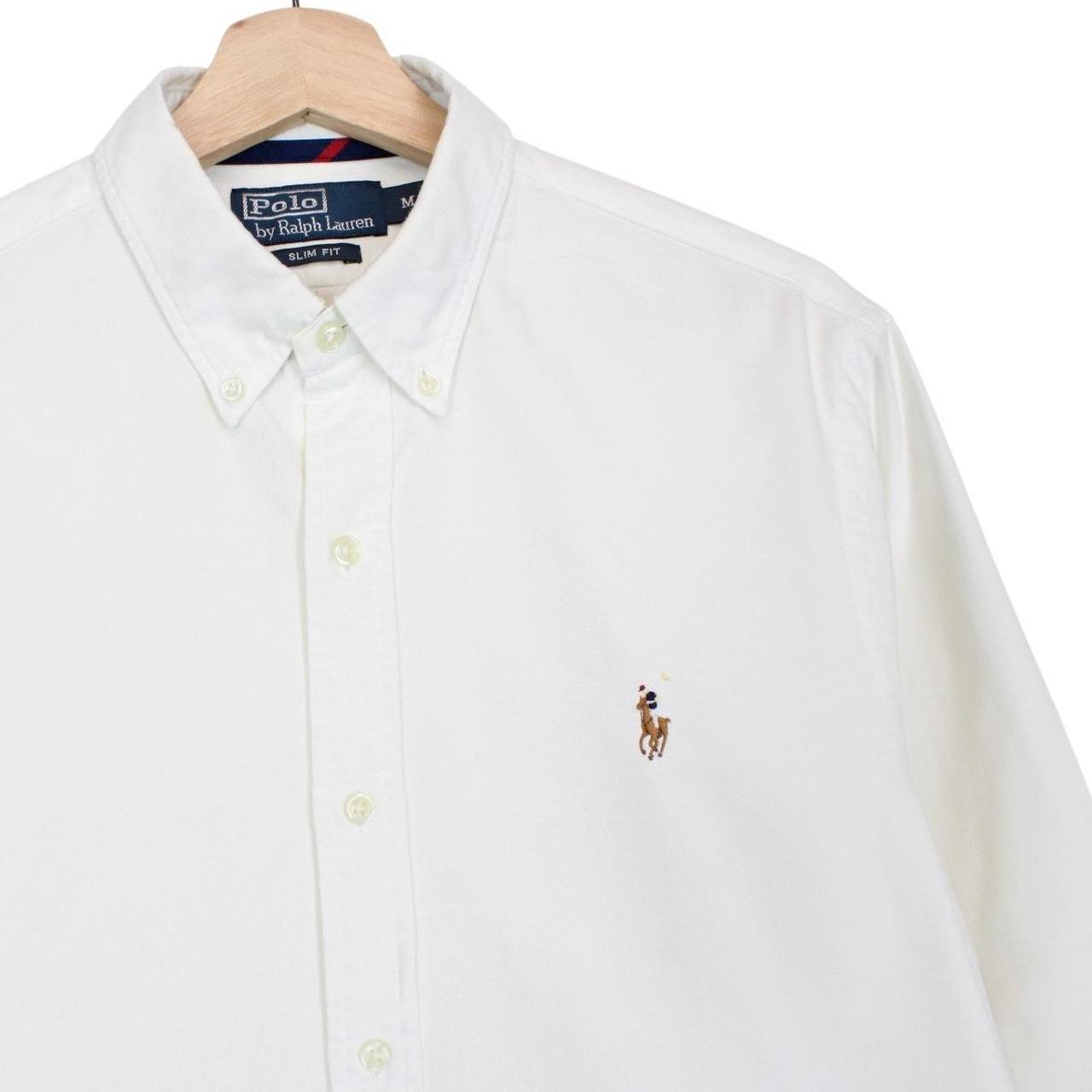 Polo Ralph Lauren White Long Sleeve Cotton Oxford Shirt