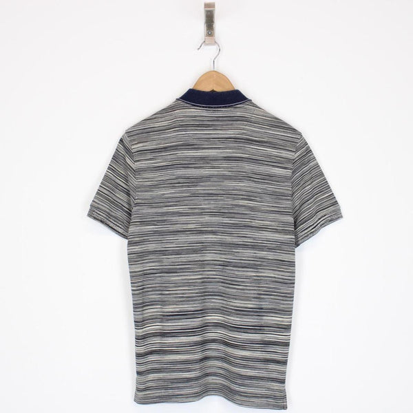Missoni Multicoloured Striped Short Sleeve Cotton Polo Shirt