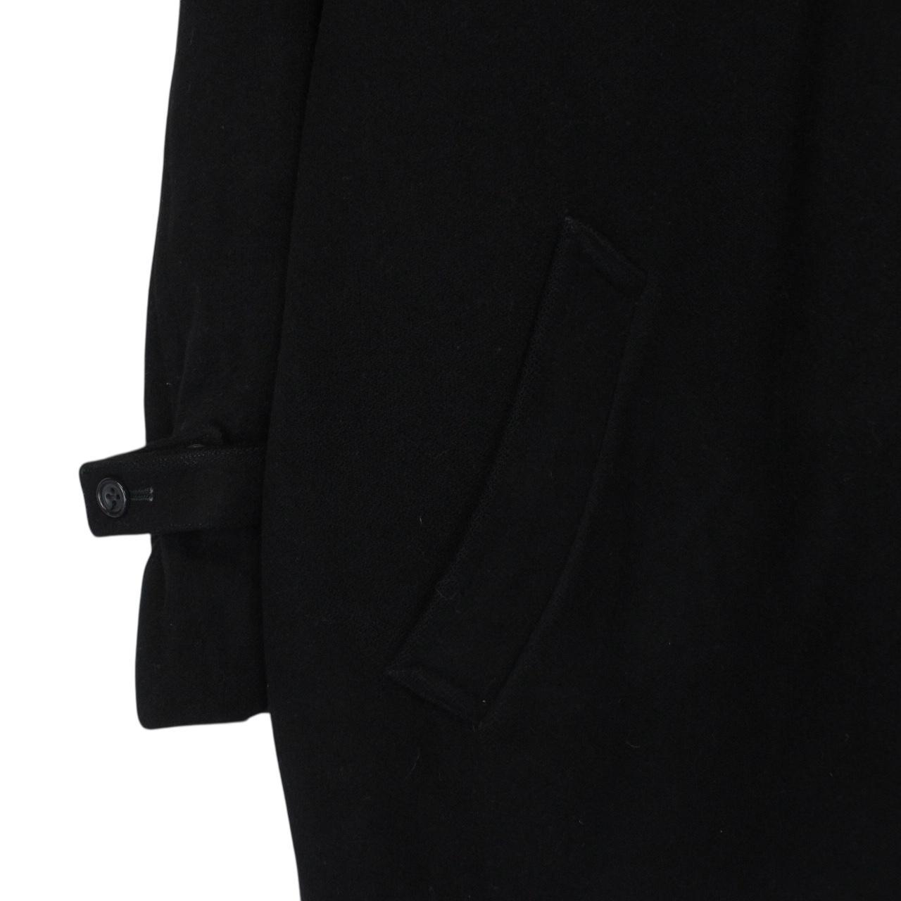 Vintage 80s Aquascutum Black Wool Coat