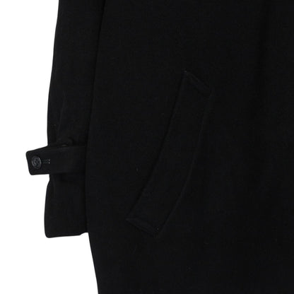 Vintage 80s Aquascutum Black Wool Coat