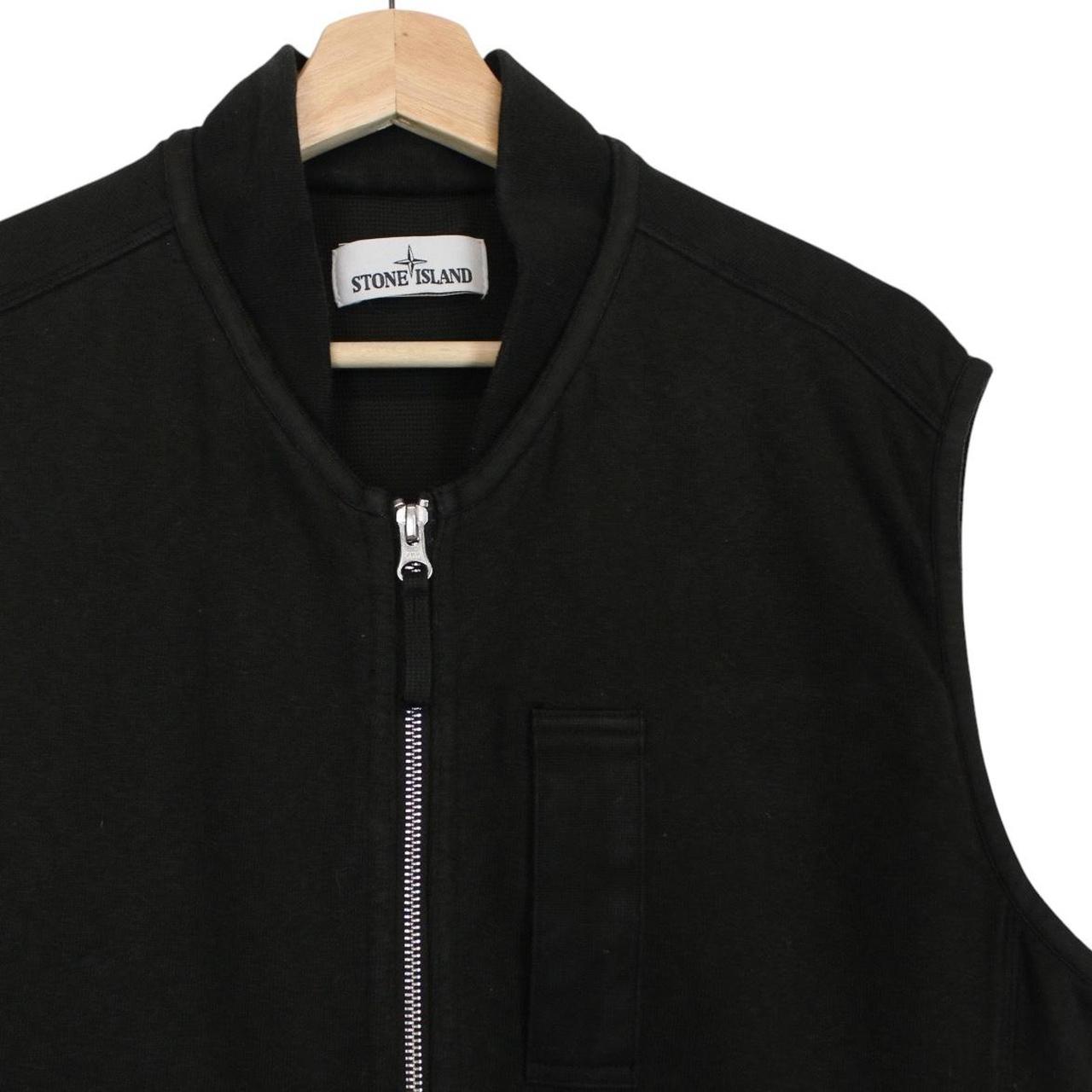 Stone Island AW 2017 Black Cotton Vest Jacket