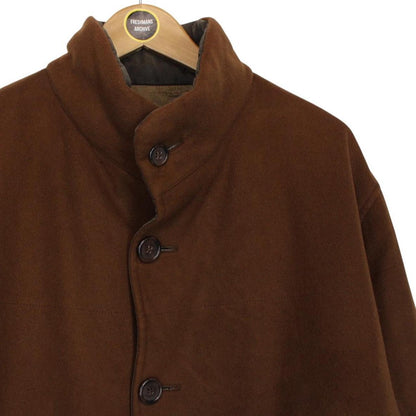Vintage 90s Burberry Brown Cashmere Wool Blend Coat
