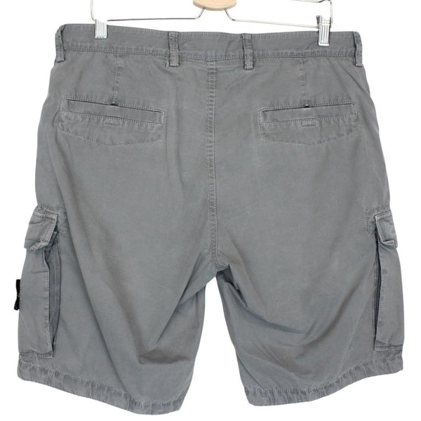 Stone Island SS 2015 Grey Bermuda Cotton Cargo Shorts