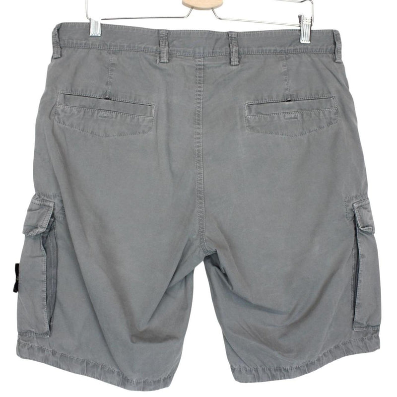 Stone Island SS 2015 Grey Bermuda Cotton Cargo Shorts