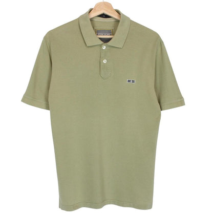 Stone Island Denims Green Short Sleeve Cotton Polo Shirt