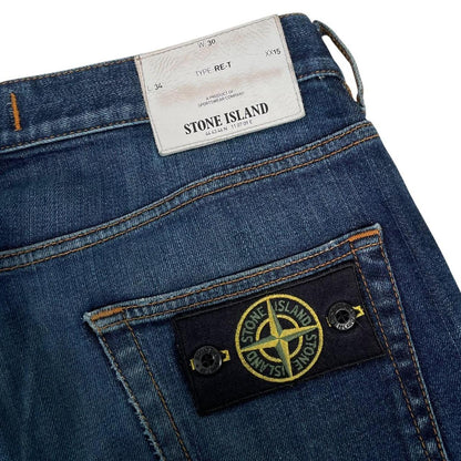 Stone Island SS 2015 Navy Blue RE-T Fit Denim Jeans