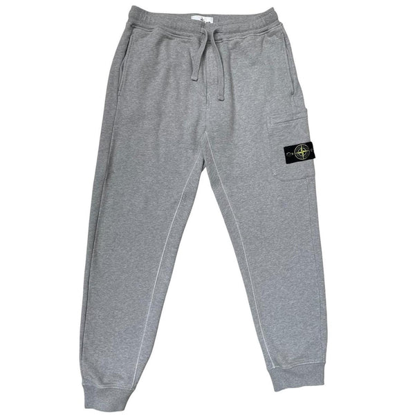Stone Island AW 2023 Grey Cotton Tracksuit Bottoms / Joggers