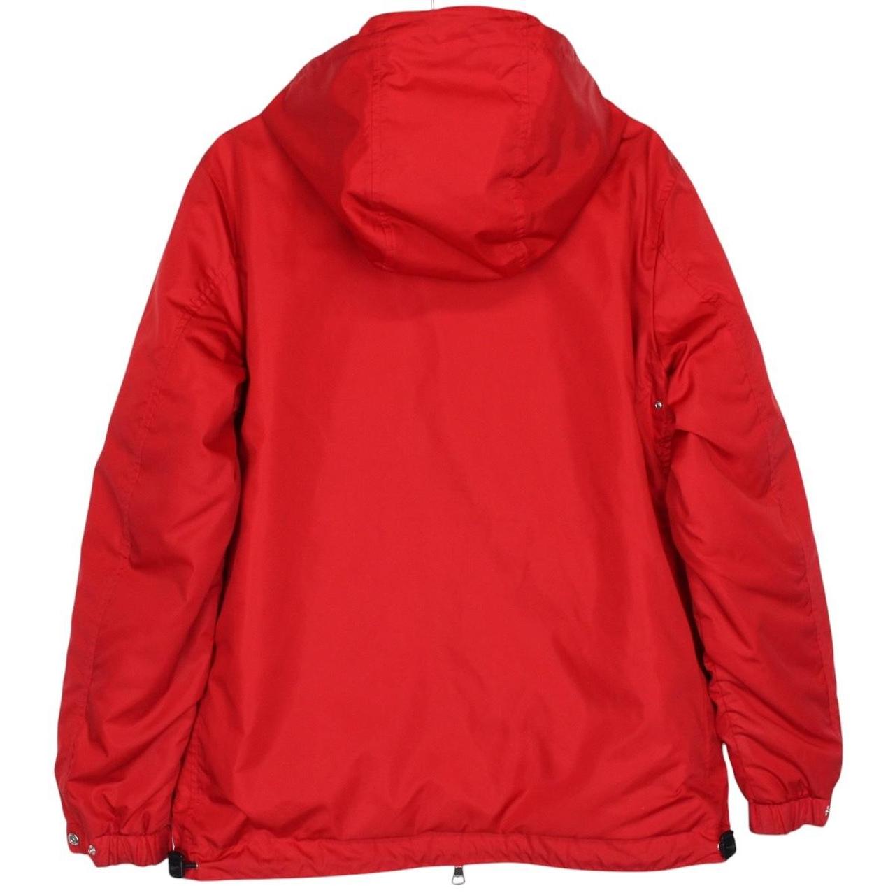 Burberry Shropshire Tan Brown and Red Full Zip Nova Check Reversible Hooded