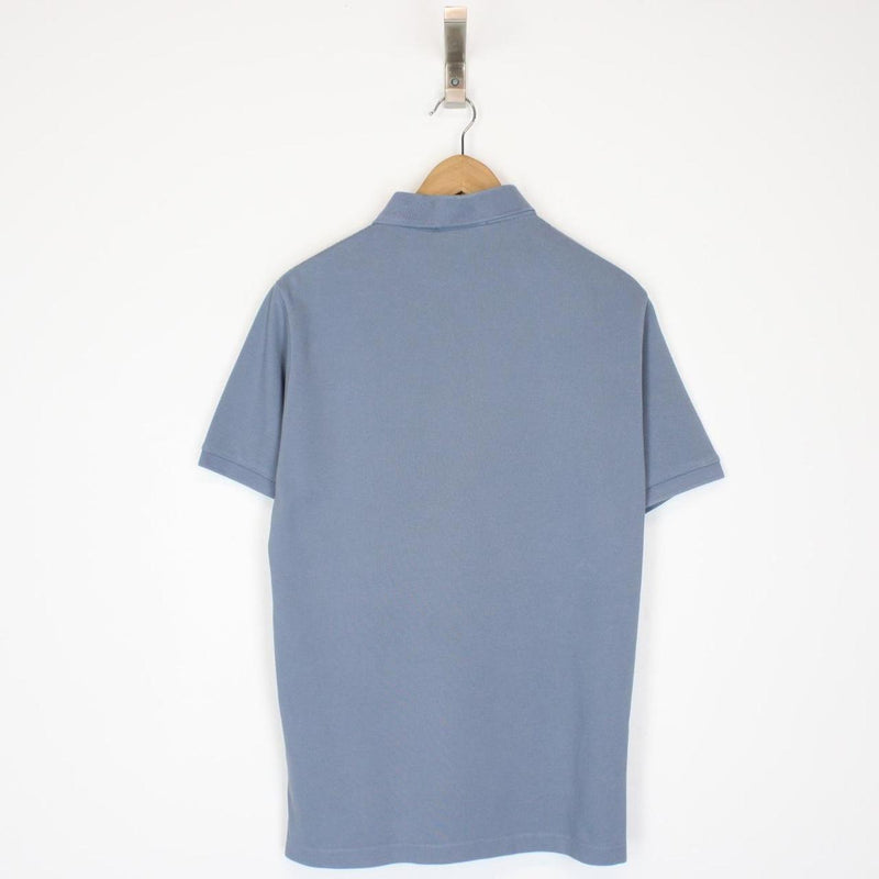 Stone Island SS 2021 Blue Short Sleeve Compass Polo Shirt