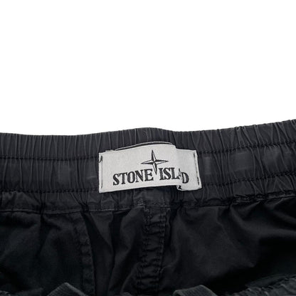 Stone Island SS 2021Black RE-T Fit Cargo Trousers