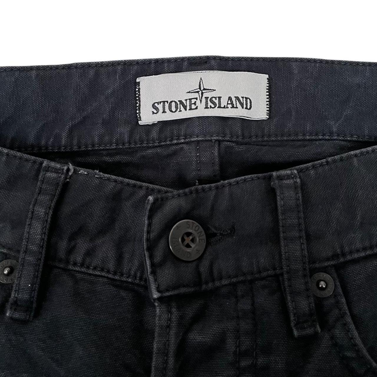 Stone Island AW 2014 Black Slim Fit Cotton Trousers