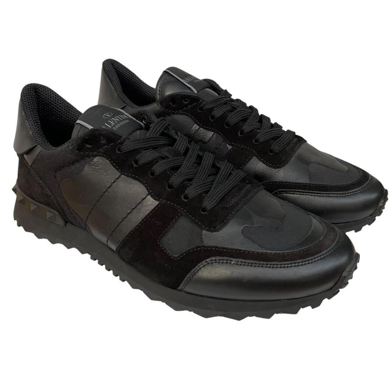 Valentino Garavani Rockrunner Black Camo Trainers