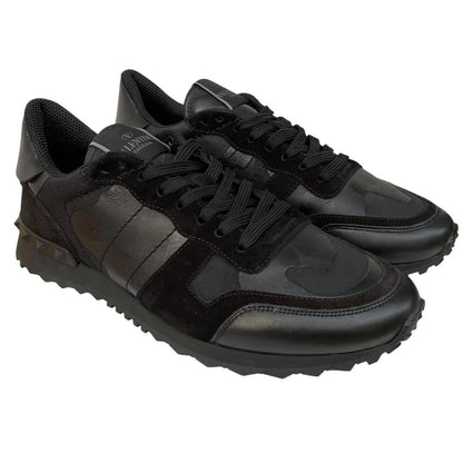 Valentino Garavani Rockrunner Black Camo Trainers