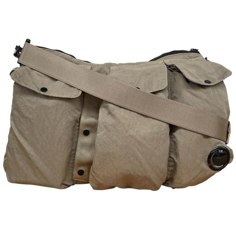CP Company Sage Green Lens Nylon Utility Pack Crossbody Bag
