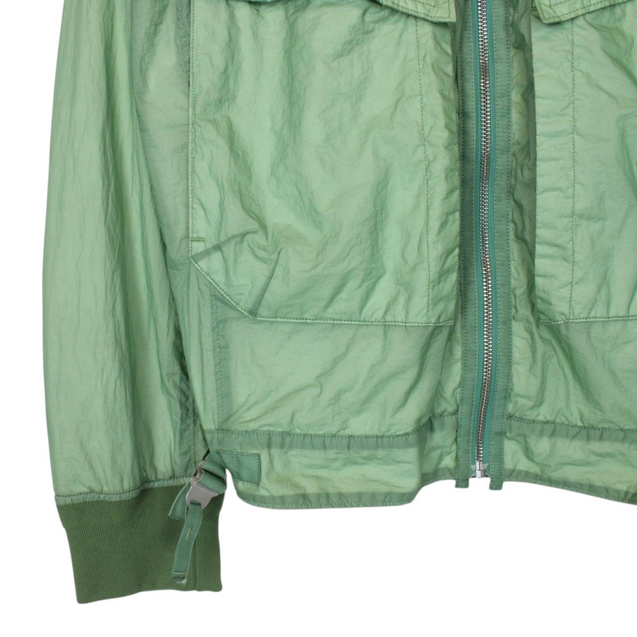 Stone Island SS 2009 Green Hyperlight Nylon Mesh Badge Jacket