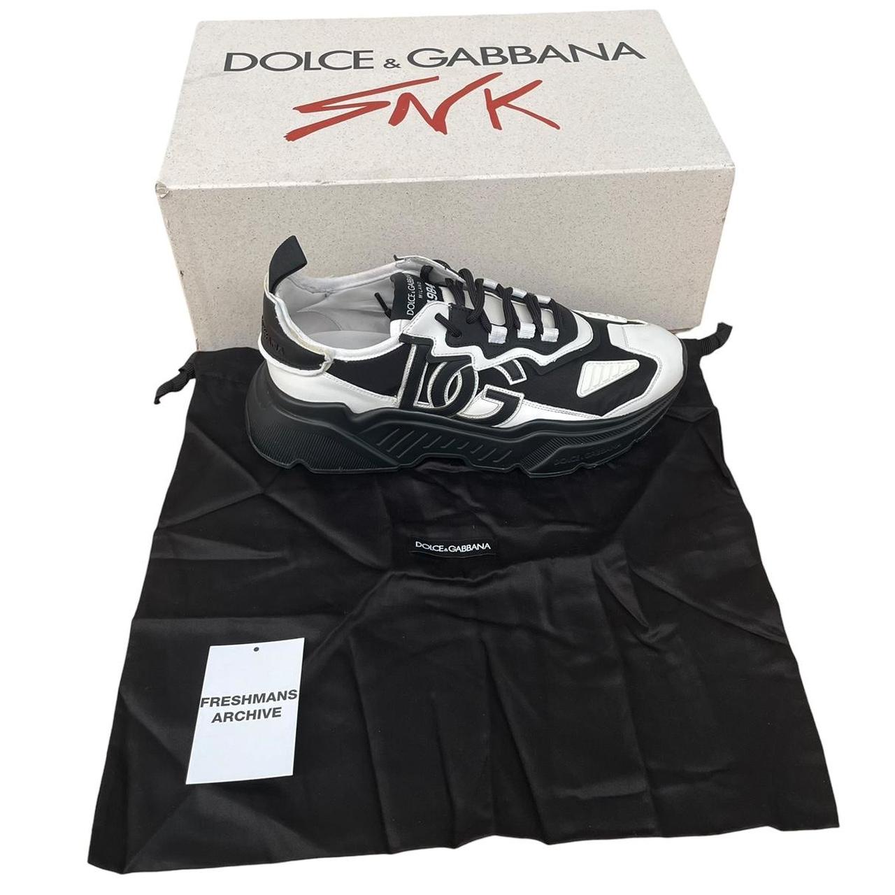 Dolce &amp; Gabbana Black and White Daymaster Trainers