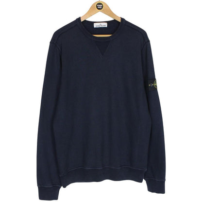 Stone Island SS 2018 Navy Blue Cotton Sweatshirt Jumper
